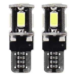 Żarówki LED CANBUS 5SMD 5730 T10 W5W White AMIO-01628