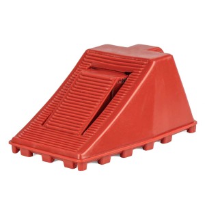 Klin pod koło samochodowe z hamulcem AMIO-02793