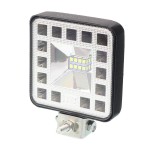Lampa robocza halogen LED kwadratowa, 10-36V 83x83x20mm, obudowa alum.