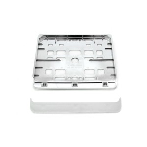Ramka tablicy rejestracyjnej chrom motor motocykl AMIO-01167