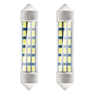 Żarówki LED STANDARD 3014 18SMD Festoon C5W C10W C3W 41mm White 12V AMIO-01092