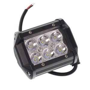 Panel ledowy prosty 6 LED w 2 rzędach tylne mocowanie, 10-30V 960 lm
