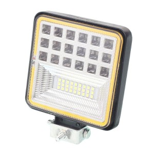 Lampa robocza halogen LED + obrysowa dioda, kwadratowa 9-36V