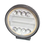 Lampa robocza halogen LED + obrysowa dioda, okrągłą, 12-24V, fi 112mm