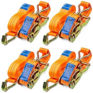 4x Pas transportowy z napinaczem 5m 2T