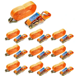 10x Pas transportowy z napinaczem 10m 2T