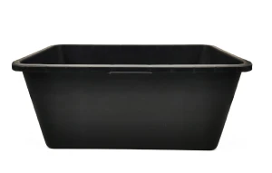 Kastra budowlana prostokątna 60L czarna duża donica