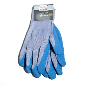 Rękawice robocze 10 poliester z powłoką latexu niebieskie