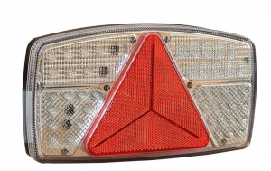 Lampa tylna 53 LED z trójkątem prawa