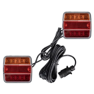 Zestaw lamp LED (P/CZ) magnes + przewód 7,5m