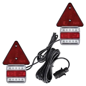 Zestaw lamp LED (B/CZ) mag + trój + przew 7,5m