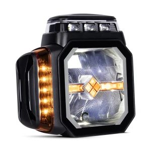 Reflektor drogowy LED + P/M + podgrzewany klosz