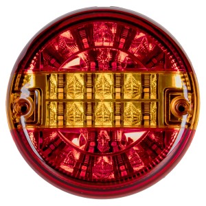 Lampa tylna LED 9-33V okrągła kierunkowskaz, stop, pozycja