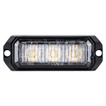 Lampa ostrzegawcza strobo 3x LED mała pom. R10 do wózków widłowych