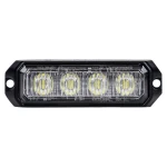 Lampa ostrzegawcza LED 12V 24V stroboskop mała pomarańczowa
