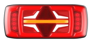 Lampa tylna LED neon dynamiczny kierunek, pozycja, stop, cofanie, PM/G, odblask