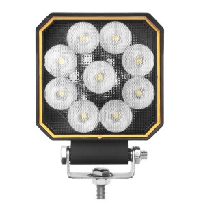 Lampa robocza 9xLED kwadratowa PLUS