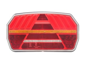 Lampa tylna LED 12/24V z trójkątem prawa