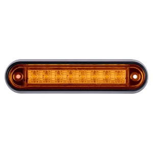 Lampa obrysowa 8xLED 12/24V żółta