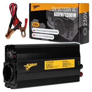 Przetwornica napięcia 12/230V (600/1200W)
