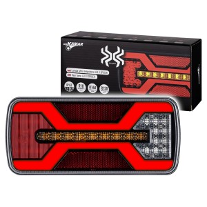 Lampa tylna LED X-SPIDER zespolona przeciwmgielna przyczepy