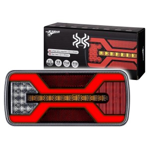 Lampa tylna LED X-SPIDER 1 COF bajonet zespolona cofania przyczepy lawety