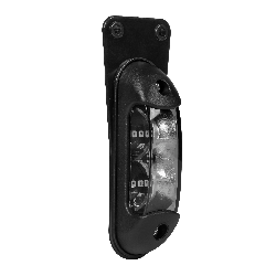 Lampa obrysowa LD2165 GRAPHITE biało-czerwona