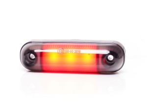 Lampa obrysowa LED 2325 W273.1 BLACK czerwona