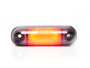 Lampa obrysowa LED 2328 W273.2 BLACK czerwona