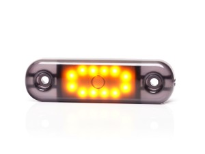 Lampa obrysowa LED 2339 W275.2 BLACK żółta
