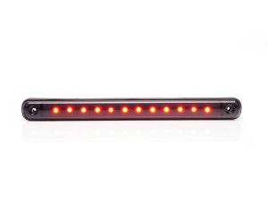 Lampa obrysowa LED 2340 W276 BLACK czerwona