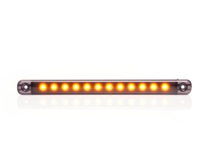 Lampa obrysowa LED 2342 W276 BLACK żółta